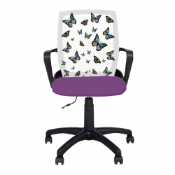 Детски стол Fly Black Butterfly - Мебели за детска стая