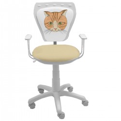 Детски стол Ministyle White Kitten - Мебели за детска стая