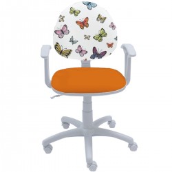 Детски стол Smart White Butterfly - Мебели за детска стая