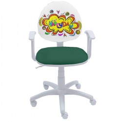 Детски стол Smart White Happy Day - Мебели за детска стая