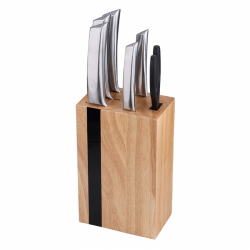 Дървен блок с ножове Keops - Тенджери, Тигани и други Готварски продукти