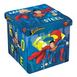 Disney Табуретка Superman, 3в1, MDF и текстил, до 150 kg - Мека мебел