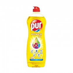 Pur Препарат за миене на съдове Duo Power, лимон, 750 ml - Продукти за баня и WC