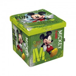 Disney Табуретка Mickey Mouse, 3в1, MDF и текстил, до 150 kg - Мека мебел