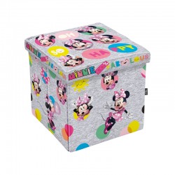 Disney Табуретка Minnie Mouse, 3в1, MDF и текстил, до 150 kg - Мека мебел