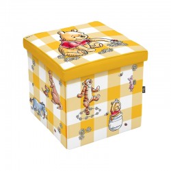 Disney Табуретка Winnie the Pooh, 3в1, MDF и текстил, до 150 kg - Мека мебел