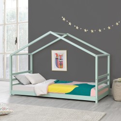 Детско легло от борово дърво, Мента 200x90cm - Мебели за детска стая