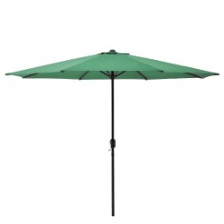 Градински чадър   Ø 300 x 230 cm, Зелен, водоусточив, Полиестер - Sonata G