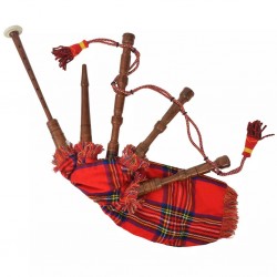 Sonata Голяма шотландска гайда за деца, червен Royal Stewart тартан - Музикални Инструменти