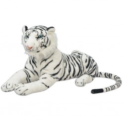 Sonata Плюшена детска играчка-тигър, бяла, XXL - Детски играчки
