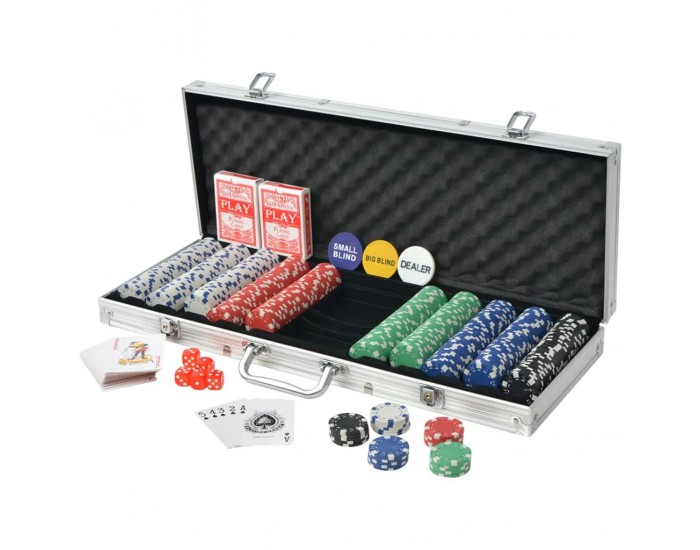 Sonata Покер комплект с 500 чипа, алуминий -