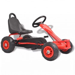Sonata Детски картинг с педали и гуми, червен - Детски превозни средства