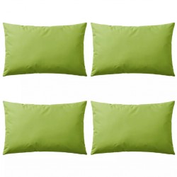 Sonata Градински възглавници, 4 бр, 60x40 см, ябълково зелени - Възглавници