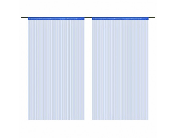 Sonata Пердета ресни, 2 бр, 100x250 см, сини -