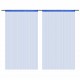 Sonata Пердета ресни, 2 бр, 100x250 см, сини -