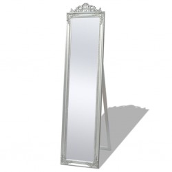 Sonata Свободностоящо огледало, бароков стил 160х40 см, сребристо - Огледала
