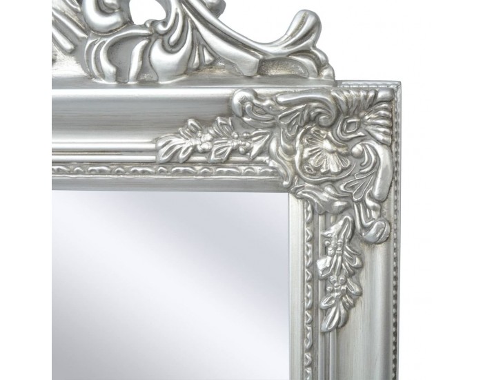 Sonata Свободностоящо огледало, бароков стил 160х40 см, сребристо -