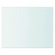 Sonata Плоча за рафт, прозрачно стъкло, 20 x 25 см -