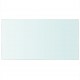 Sonata Плоча за рафт, прозрачно стъкло, 40 x 25 см -