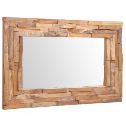 Sonata Декоративно огледало, тиково дърво, 90x60 см, правоъгълно - Огледала