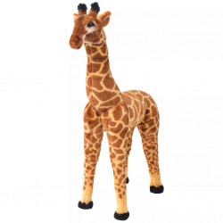 Sonata Плюшен детски жираф за яздене, кафяво и жълто, XXL - Детски играчки
