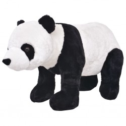 Sonata Плюшена панда за яздене, черно и бяло, XXL - Детски играчки