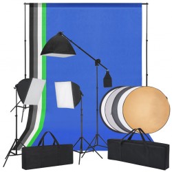 Sonata Комплект за фото студио със софтбоксове, фонове и рефлектор - Обзавеждане на Бизнес обекти