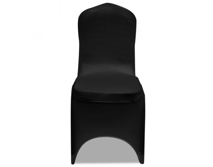 Sonata Покривни калъфи за столове, 100 бр, еластични, черни -