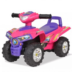 Sonata Детско АТВ със светлини и клаксон, розово и лилаво - Детски превозни средства