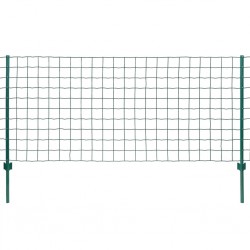 Sonata Комплект оградна мрежа, 20x0,8 м, стомана, зелен - Огради