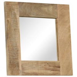Sonata Огледало, мангово дърво масив, 50x50 см - Огледала