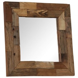 Sonata Огледало, масивна дървесина от траверси, 50x50 см - Огледала