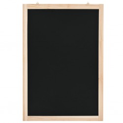 Sonata Черна дъска за стена, кедрово дърво, 40x60 см - Аксесоари