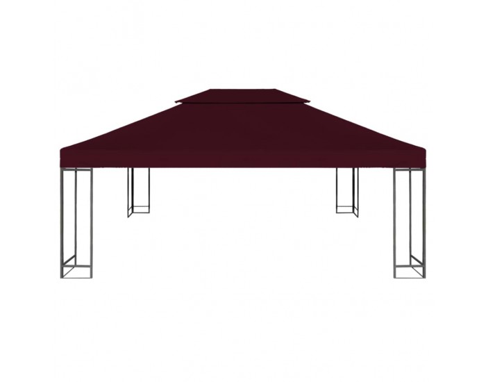 Sonata Двоен покрив за шатра, 310 г/м², 4x3 м, бордо -