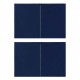 Sonata Странични стени за парти шатра, 2 бр, с цип, PE, сини -
