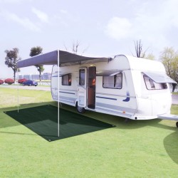 Sonata Килим за палатка, 250x400 см, HDPE, зелен - Палатки
