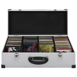 Sonata CD куфар за 80 диска, алуминий, ABS, сребрист - Куфари и Чанти