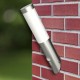 Лампа за стена от неръждаема стомана, водоустойчива, сензор движение -