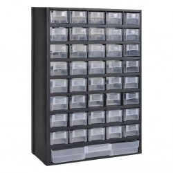 Пластмасов шкаф за инструменти с 41 чекмеджета - Инструменти