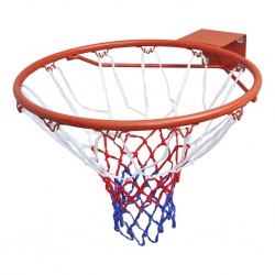 Баскетболен кош с мрежа, цвят оранжев - Спортове на открито