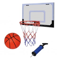 Мини баскетболен кош за закрито в комплект с топка и помпа - Спорт и Свободно време