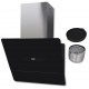 Кухненски абсорбатор, черно стъкло, дисплей 600 мм -