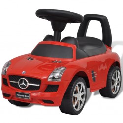 Детска кола за яздене Mercedes Benz, червена - Детски превозни средства