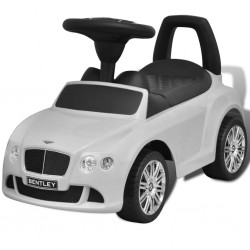 Детска кола за яздене Bentley, бяла - Детски превозни средства