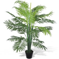 Изкуствена финикова палма в саксия 130 см - Изкуствени цветя