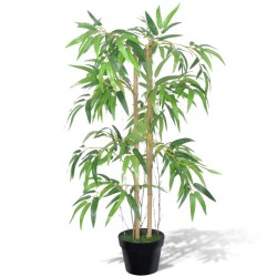 Изкуствено бамбуково дърво в саксия 90 см - Изкуствени цветя