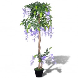 Изкуствено дърво Глициния в саксия 90 см - Изкуствени цветя