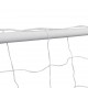 Sonata Футболна врата с мрежа, 182x61x122 см, стомана, бяла -