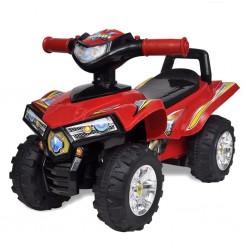 Детско червено АТВ със светлини и клаксон - Детски превозни средства