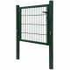 2D Оградна врата, единична, зелена, 106 х 130 см -